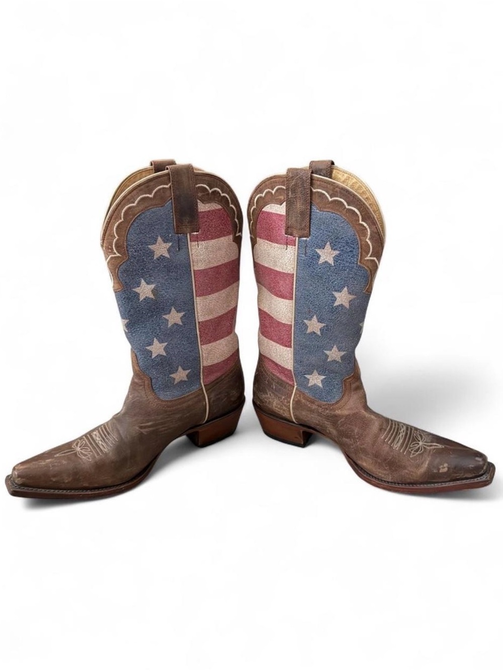 Shyanne Women’s American Flag Western Cowboy Boots Size 9B